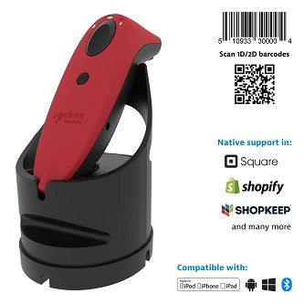 Socket Mobile SocketScan S720 Barcode/QR Code Red Blk